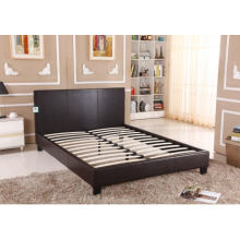 Double Single Size Luxury Leather Headboard Bed for 5 Star Hotel Room